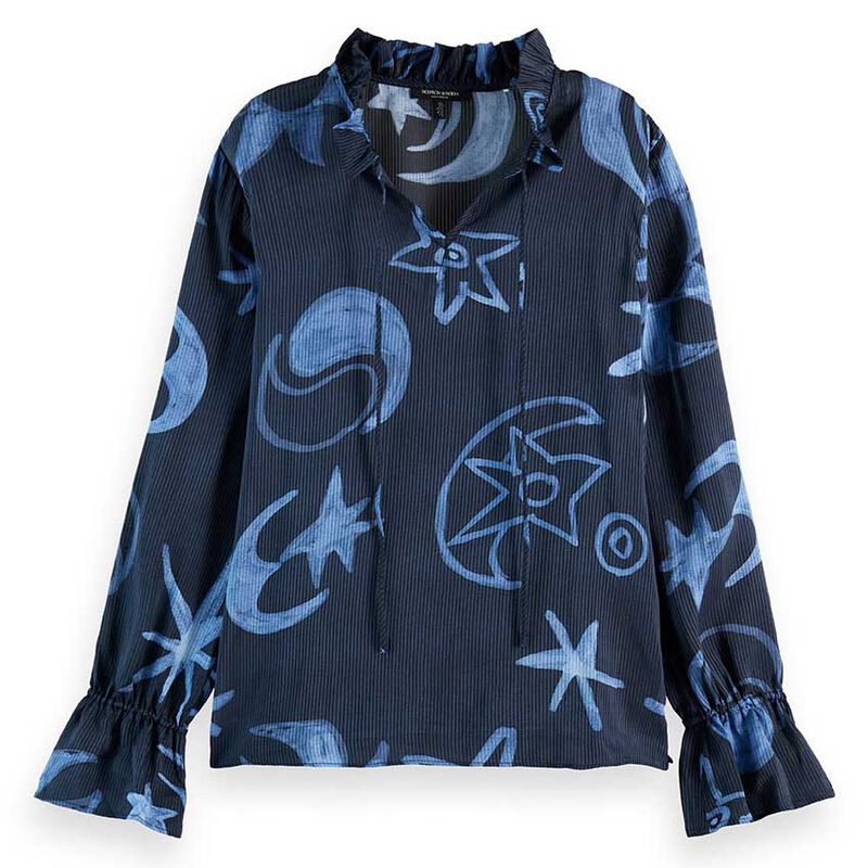 Scotch & Soda Blouse with Drawstring Cuffs image number 2